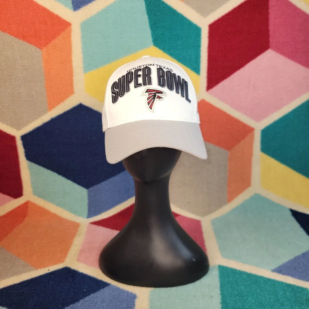 New Era Atlanta Falcons Super Bowl LI Houston Texas 9FORTY Adjustable Hat White